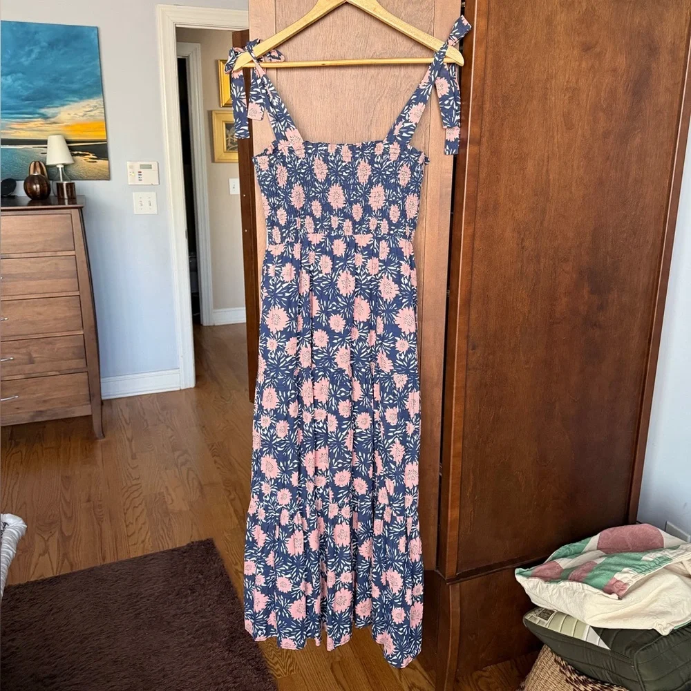 THML Smocked Floral Maxi Dress - Picture 6 of 9